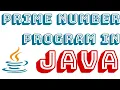 Java program to check prime number or not
