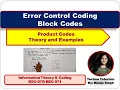 Product code in Information theory Coding decoding of product codes