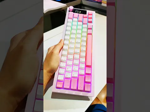 Sakura Pink Keyboard Unboxing ASMR 🌸 (Yunzii IF68)