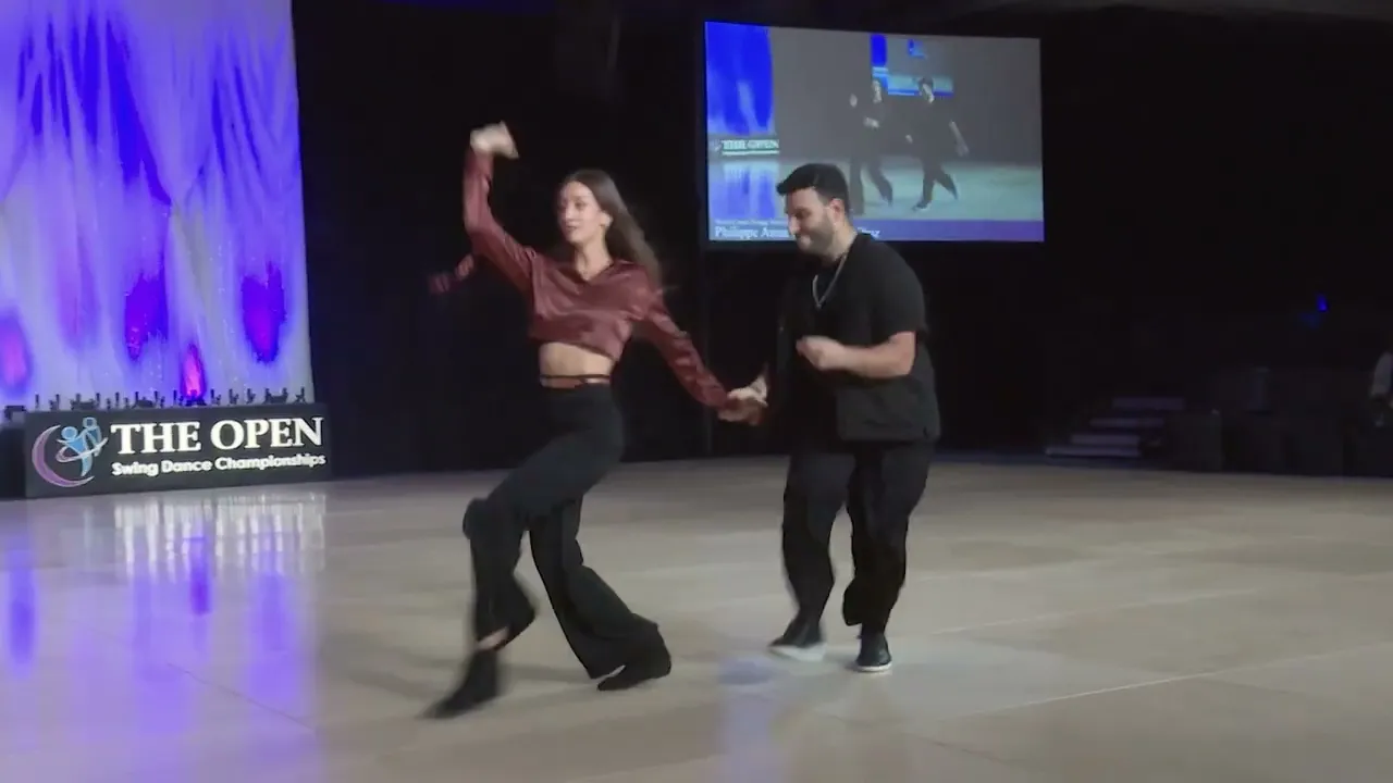 Philippe Amar and Florencia Diaz - 3rd Place Strictly Swing - Open - The Open 2025