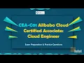 Pass CEA-C01 Alibaba Cloud Certified Associate Cloud Engineer Exam Complete Guide