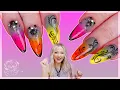 Grey and Coloured Ombre Design Tutorial