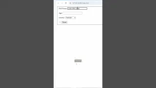 How to use reset button in HTML
