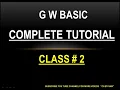 GW Basic Commands how to save run load command in Gw basic Cs by sam How to run gw basic commands