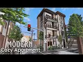 BLOXBURG Modern Cozy Apartment speedbuild tour