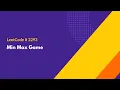 Min Max Game - LeetCode 2293