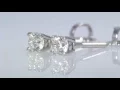 Round Brilliant Leo Diamond Stud Earrings 650