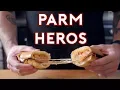 Binging with Babish Parm Heros from Lots of Things