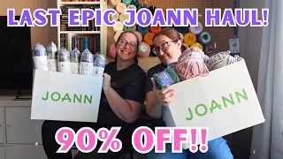 Massive Final Day Joann Yarn Haul