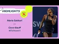 COCO GAUFF VS MARIA SAKKARI NATIONAL BANK OPEN TORONTO