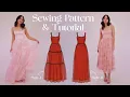 The Perfect DIY Prom Wedding Guest Dress Sewing PATTERN TUTORIAL Ruffle Tiered Dress