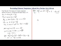 Forming Linear Sequence when two terms are given