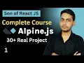 Alpine JS Complete Course with 30 real Project