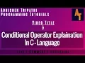 Conditional operator part-29