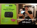 Gaming off grid Simple Mobile hotspot review Rocket league