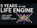 Evolving Brains in the Life Engine 5 Year Anniversary