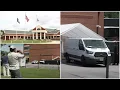 How many people detained at Chesterfield Courthouse were in court for traffic-related violations