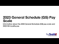 2023 GS Pay Scale