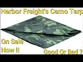 Harbor Freight s Camouflage Tarp - On Sale Now