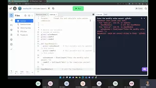 CIS120 Lesson05 Python Code for Sales Commission Pseudocode