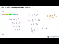 Solve a three-part linear inequality
