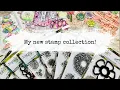 My New Stamp Collection Reveal Art Journaling Mixed Media Stamps