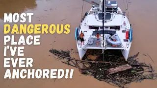 STUCK UP A RIVER getting SMASHED BY LOGS! 😲 – (Episode 321)