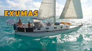 EXUMAS Island Hopping by Sailboat | Plane Wreck & Mangroves [Ep119]