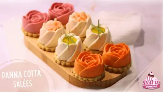 Recettes des Mini Panna Cotta Salées 🌹 4 parfums pour un Apéro Chic, Facile et Gourmand ! 🌿