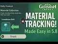Material Tracking Made Easy Genshin Impact 5 8 QoL Guide