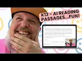 How to Create Custom AI Reading Passages and Vocab Assignments Teacher Tutorial