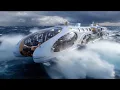 Utopian Futuristic Eco City (4K) | 1 Hour Relaxing Ambient Soundtrack — 2100+