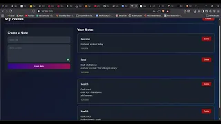 Note-App Django React Tutorial