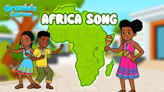 Africa Song Naming the Countries of Africa with graciescorner Kids Songs Nursery Rhymes