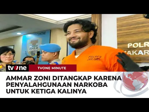 Baru Bebas, Ammar Zoni Kembali Ditangkap Gegara Pakai Narkoba