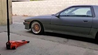THE SUPRA GETS NEW WHEELS