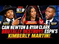 Cam Newton Ryan Clark Fire Back at Kimberly Martin After ESPN GET UP Attack
