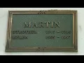 Actor Strother Martin Grave Forest Lawn Hollywood Hills Los Angeles California USA November 6 2023
