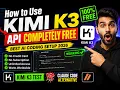 How to Use Kimi K3 API Completely FREE UNLIMITED in VSCode Using TokenRouter Offer