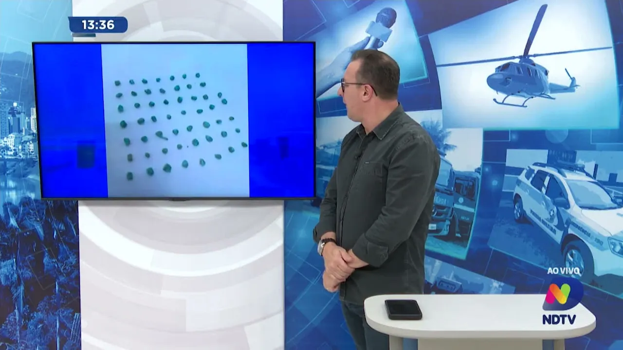 Homem é preso e adolescente apreendido por tráfico de drogas em Blumenau