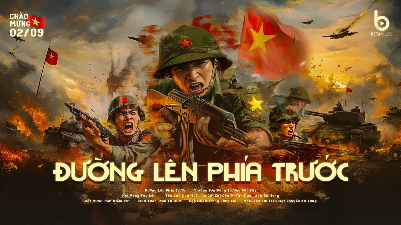 ĐƯỜNG LÊN PHÍA TRƯỚC x HÀNH KHÚC NGÀY VÀ ĐÊM - NHẠC QUỐC KHÁNH 2/9 REMIX - NHẠC CÁCH MẠNG HÀO HÙNG