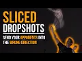 Sliced Dropshots: Send your opponent into the wrong direction