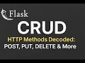 Flask CRUD Tutorial Create Operation with SQLAlchemy POST Method Explained Other HTTP Methods