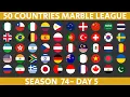 Download Lagu 50 Countries Marble Race League Season 74 Day 5/10 Marble Race in Algodoo