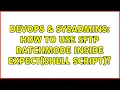 DevOps SysAdmins How to use SFTP BatchMode inside EXPECT Shell Script