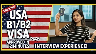USA Visa Approved in 2 Minutes My Real Interview Experience 2025