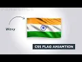 Flag Animation in Html CSS CSS Animation Effects