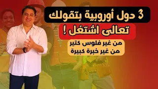 تأشيرة البحث عن عمل والسفر السريع 3 دول أوروبية بتقولك تعالى اشتغل تأشيرة عمل بسهولة في 2025 