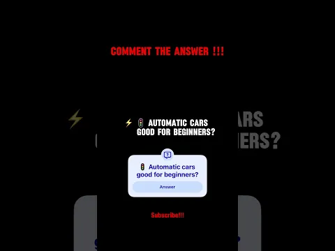 π¦ Automatic cars good for beginners? #shorts