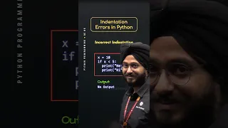 Indentation Errors in Python